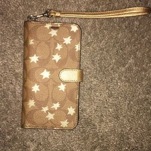 Authentic COACH phone case/wallet wristlet